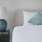 furnished bedroom with lamp
